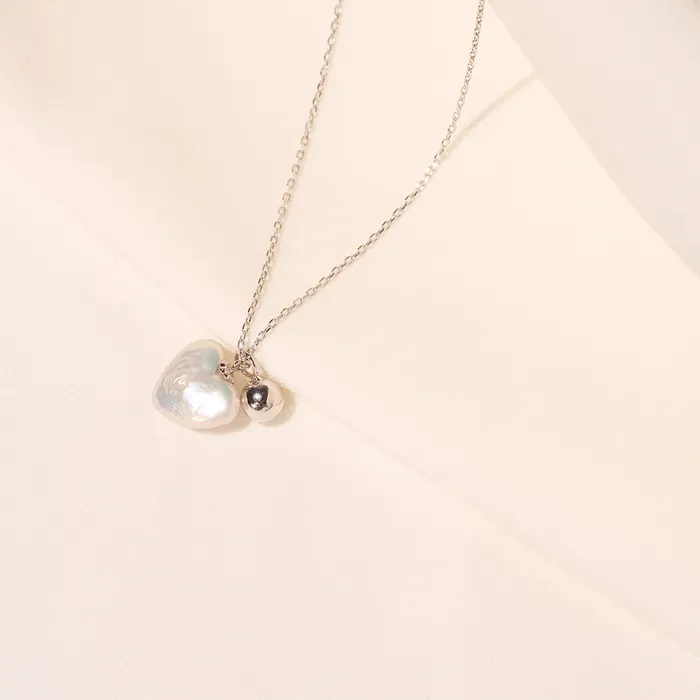 Necklaces Baroque Pearl Necklace WN00709 LOVE Pearly Lustre