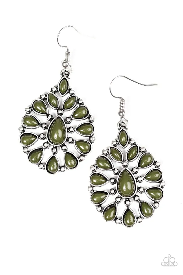 Earrings Paparazzi Earring Wild Is My Favorite Color Green Paparazzi Jewelry