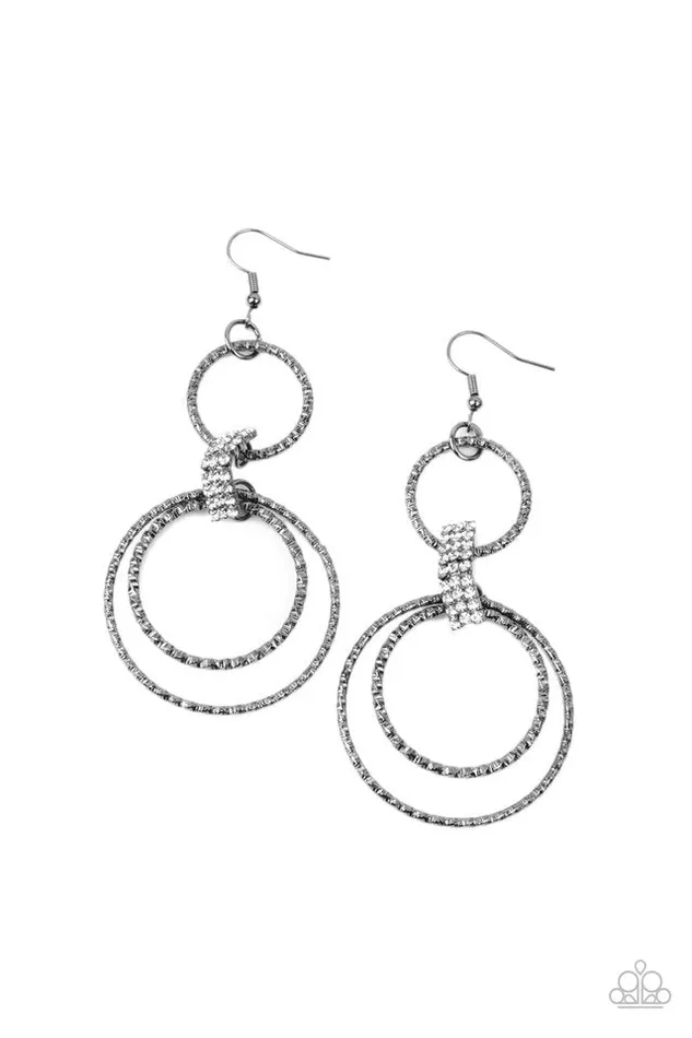 Earrings Paparazzi Jewelry Paparazzi Earring Getting Hitched Black Earrings Paparazzi Jewelry Paparazzi Earring Getting Hitched Black
