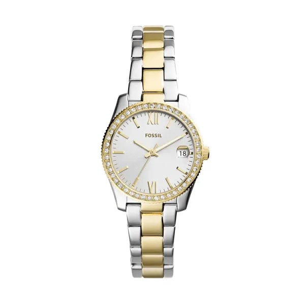 Fossil Rings Fossil Scarlette ThreeHand Date TwoTone Stainless Steel Watch 32mm Quartz Fossil Rings Fossil Scarlette ThreeHand Date TwoTone Stainless Steel Watch 32mm Quartz