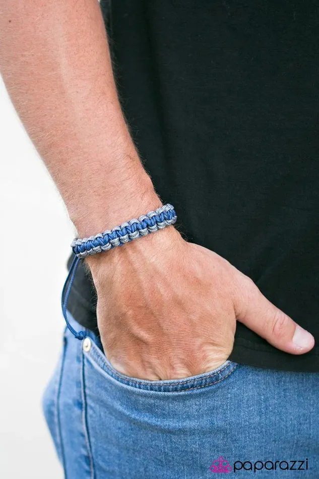 Paparazzi Bracelet Hike To Nowhere Blue Paparazzi Jewelry Bracelets
