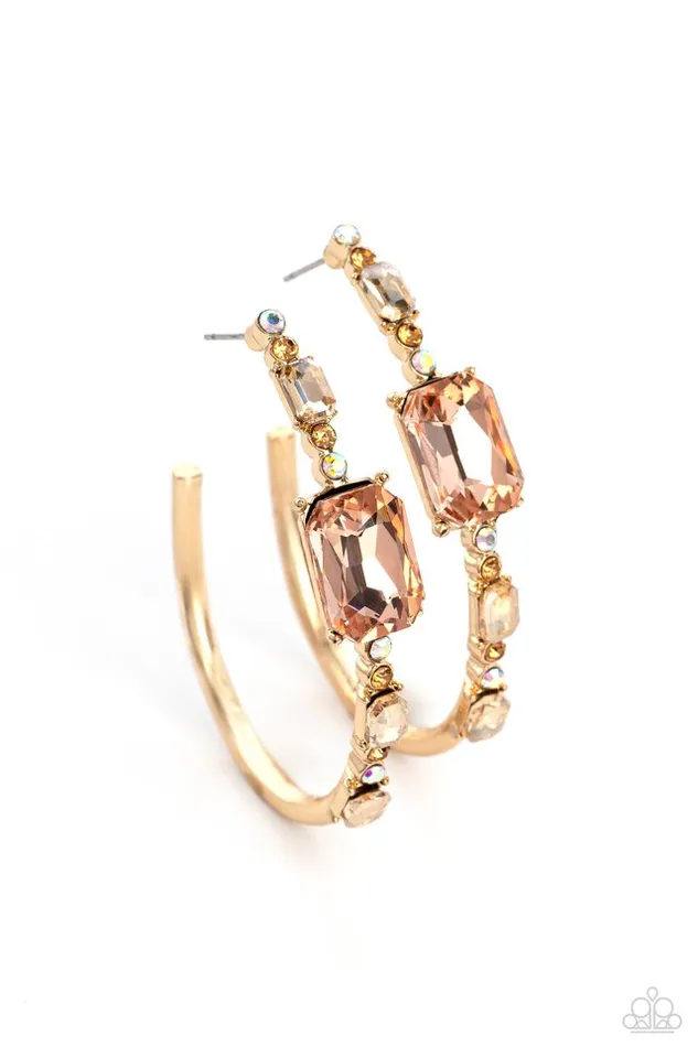 Paparazzi Earring Elite Ensemble Gold Paparazzi Jewelry Earrings Paparazzi Earring Elite Ensemble Gold Paparazzi Jewelry Earrings