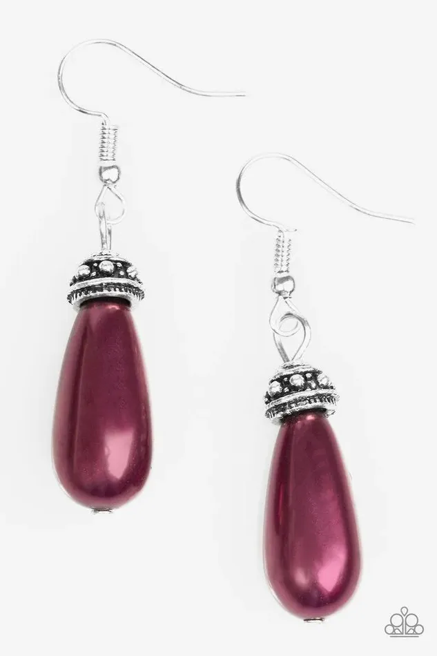 Paparazzi Earring Making The World Jealous Purple Paparazzi Jewelry Earrings