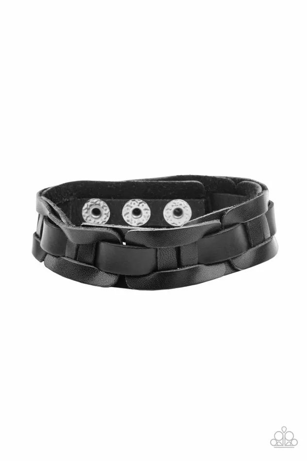 Paparazzi Jewelry Bracelets Paparazzi Bracelet Garage Band Grunge Black Paparazzi Jewelry Bracelets Paparazzi Bracelet Garage Band Grunge Black