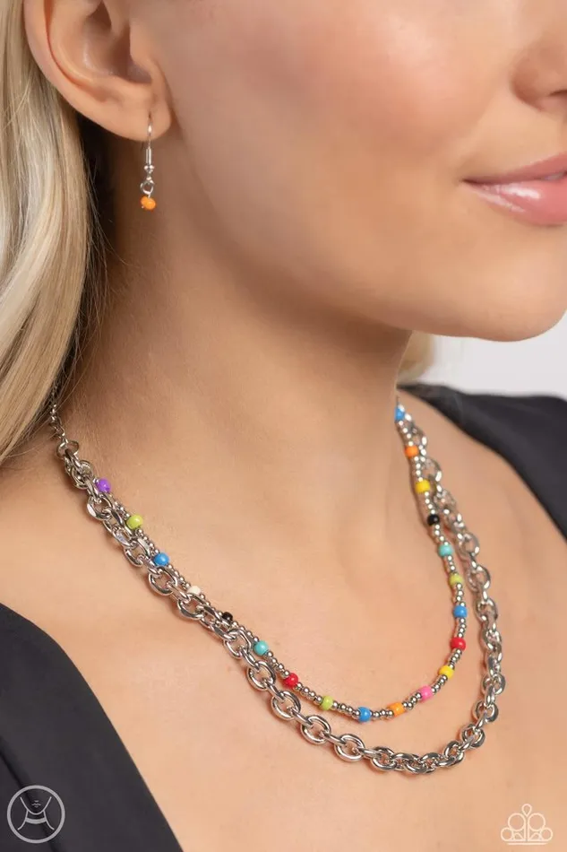 Paparazzi Jewelry Necklaces Paparazzi Necklace A Pop of Color Multi