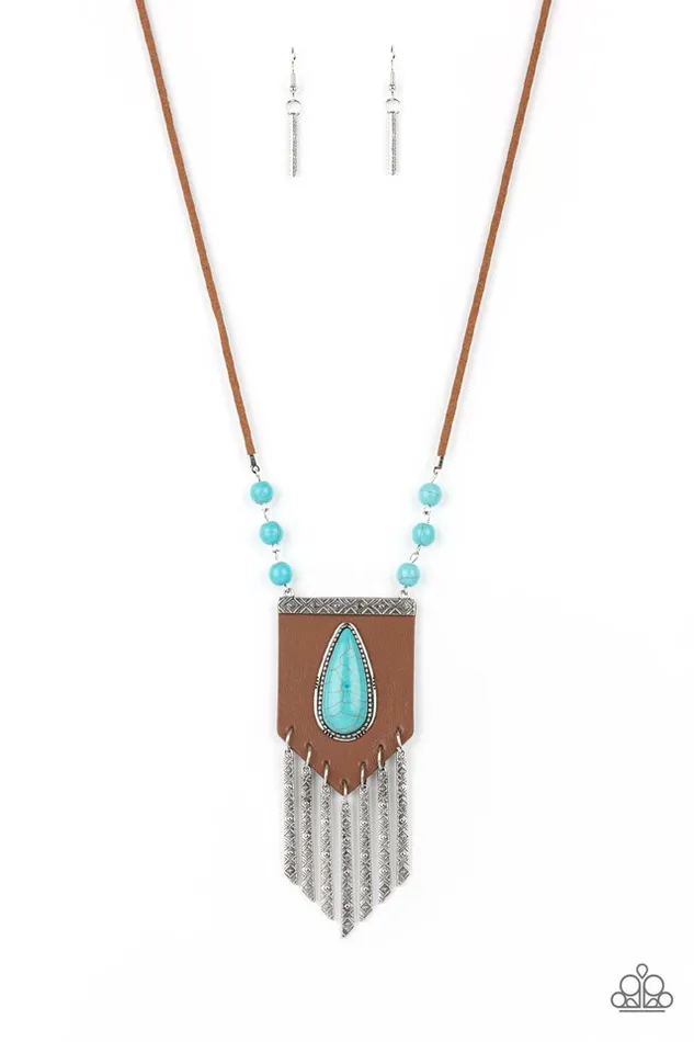 Paparazzi Jewelry Necklaces Paparazzi Necklace Enchantingly Tribal Blue Paparazzi Jewelry Necklaces Paparazzi Necklace Enchantingly Tribal Blue