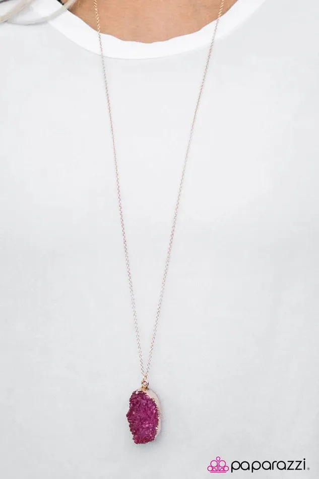Paparazzi Jewelry Necklaces Paparazzi Necklace Glitter Girl Pink