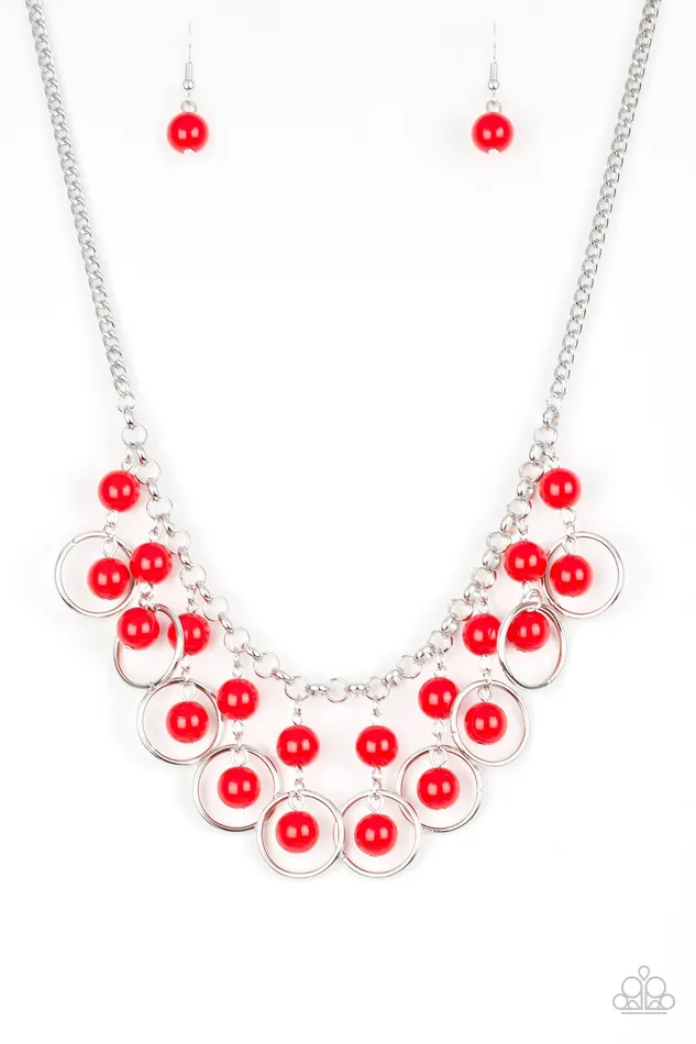 Paparazzi Jewelry Necklaces Paparazzi Necklace Really Rococo Red