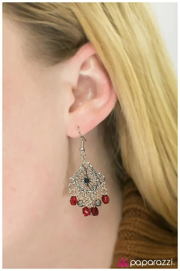 Paparazzi Jewelry Paparazzi Earring The Dreamer Red Earrings