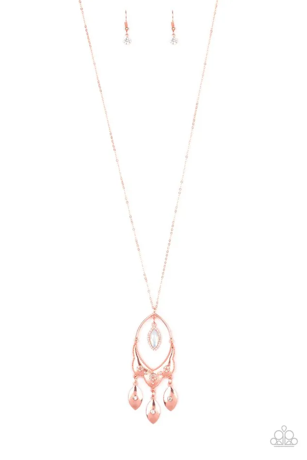 Paparazzi Necklace Royal Iridescence Copper Paparazzi Jewelry Necklaces Paparazzi Necklace Royal Iridescence Copper Paparazzi Jewelry Necklaces