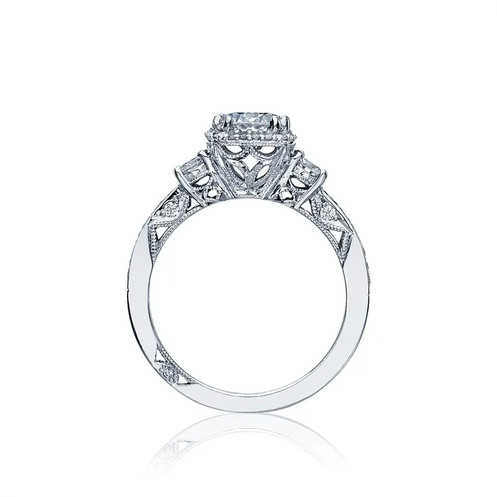 Tacori Rings Tacori Dantela 18K White Gold Diamond Semimount Ring