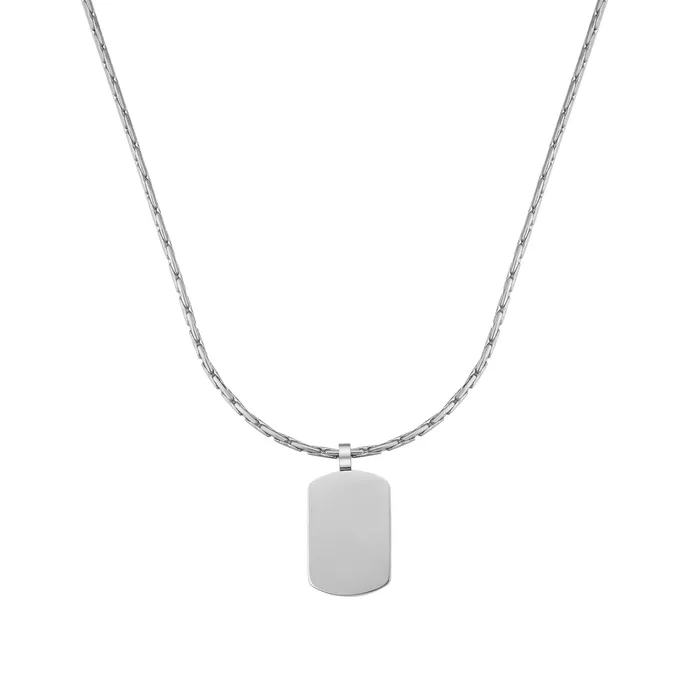 Hexagon Cobra Chain Necklace Waterproof Hey Happiness Necklaces