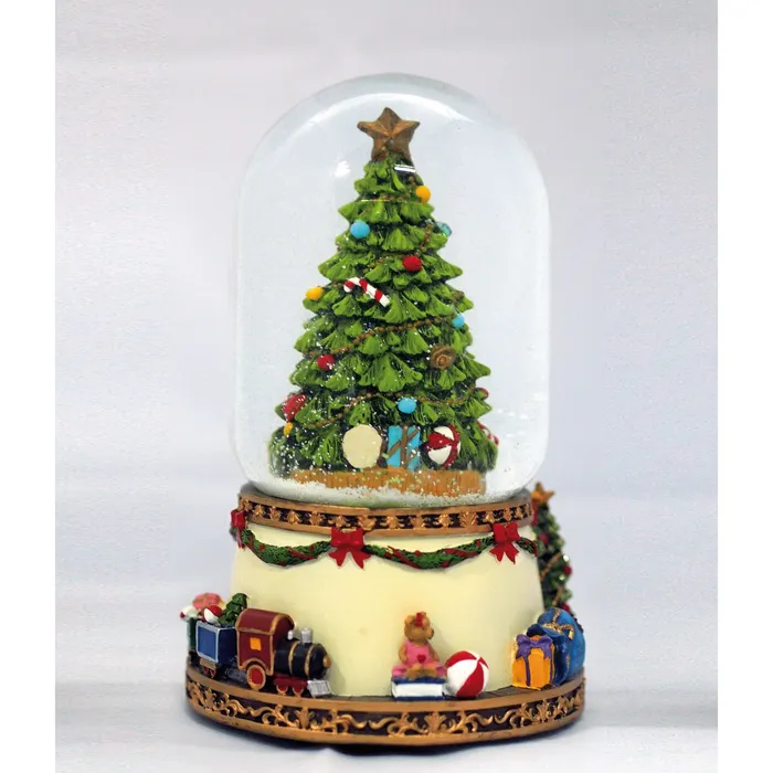 Musicbox Kingdom Necklaces Musicbox Kingdom 47 Snow Dome Christmas Tree