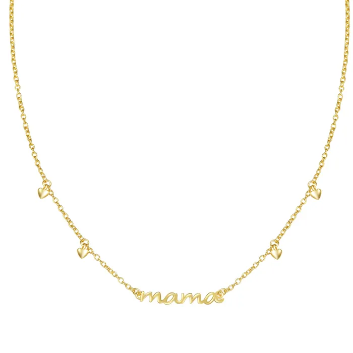 Necklaces Mama Heart Charms Necklace Sterling Silver Hey Happiness