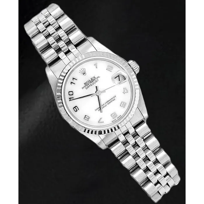 Rolex Datejust 31mm White Mother of Pearl Arabic Dial Watch HarryChadEntcom Watches Rolex Datejust 31mm White Mother of Pearl Arabic Dial Watch HarryChadEntcom Watches