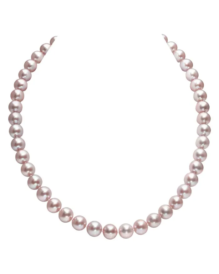 8595mm Pink Freshwater Pearl Necklace AAAA Quality SPT Necklaces