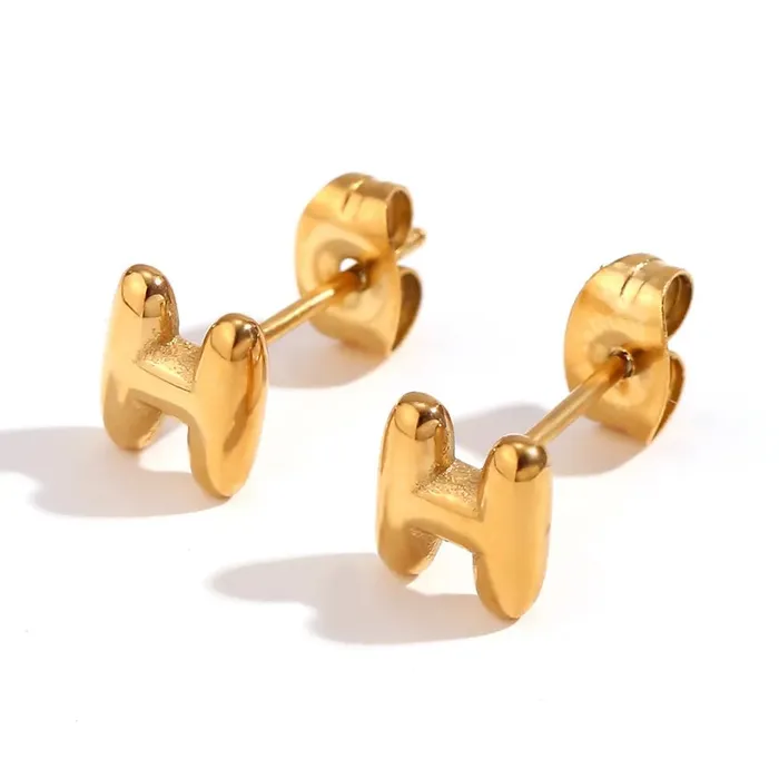 Earrings Mini Letters Stud Earrings Mabel Love Co