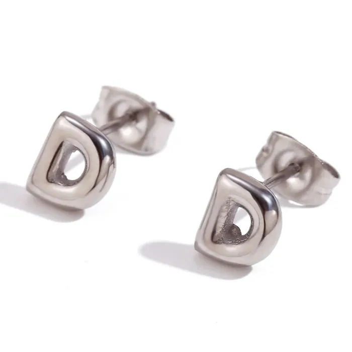 Earrings Mini Letters Stud Earrings Mabel Love Co