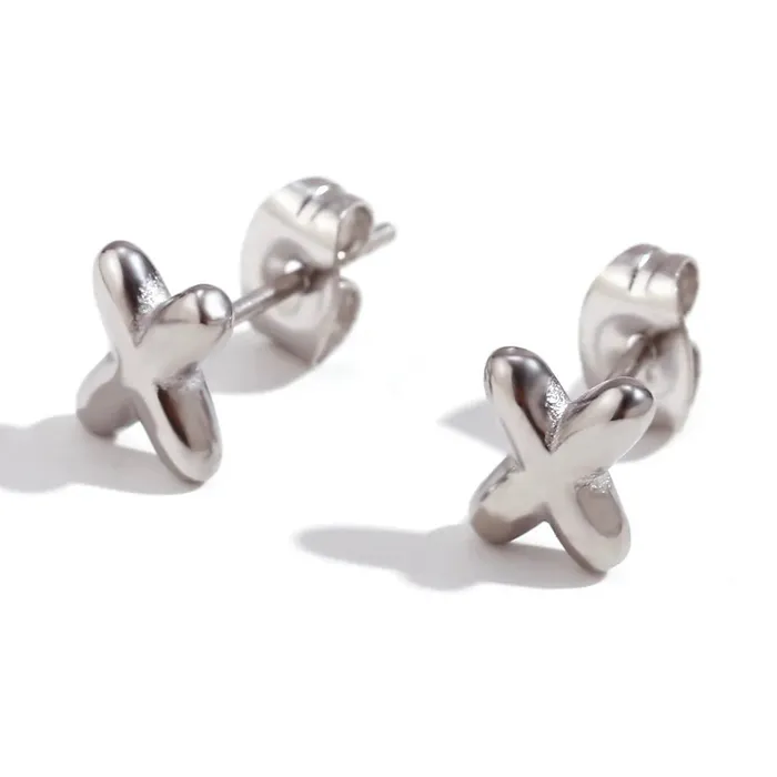 Earrings Mini Letters Stud Earrings Mabel Love Co