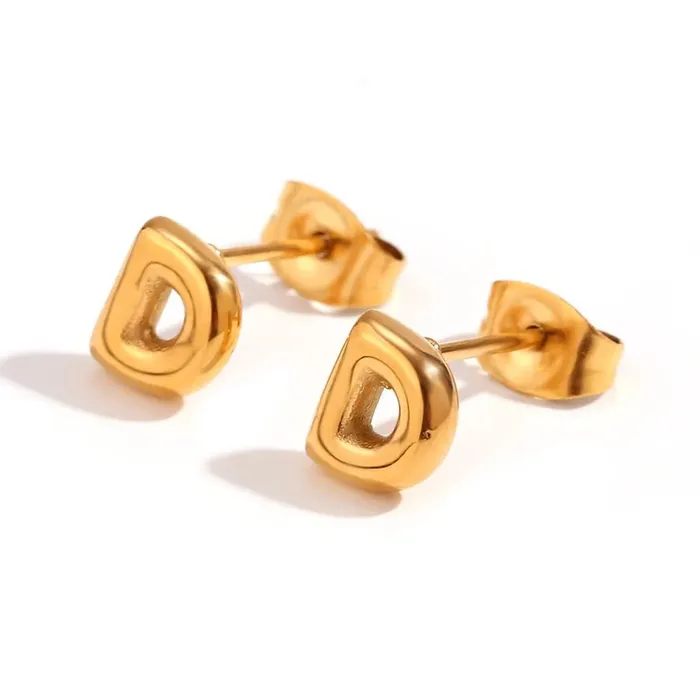 Earrings Mini Letters Stud Earrings Mabel Love Co