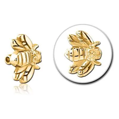 Gold Honeybee Replacement Bead Tulsa Body Jewelry PreStyled Sets