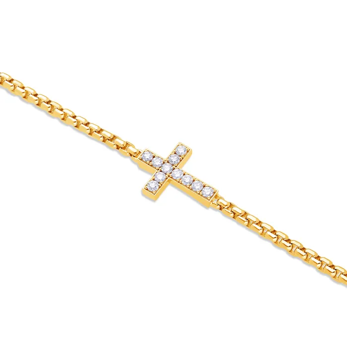Hayden Cross Bracelet 4MM IF Co Bracelets