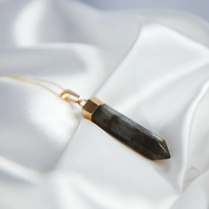 Labradorite Point Necklace Beau Life Necklaces