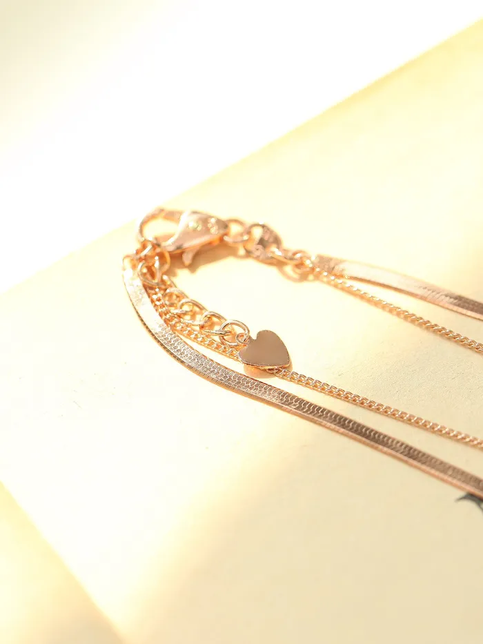 MinimalBijoux PreStyled Sets 14K 18K Gold Snake Chain Anklet