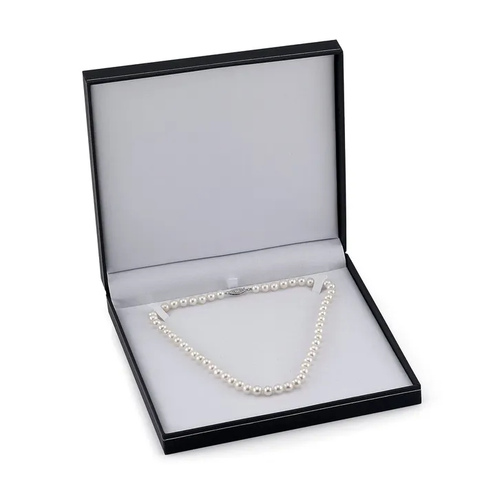 Necklaces SPT 7075mm White Freshwater Pearl Necklace AAA Quality