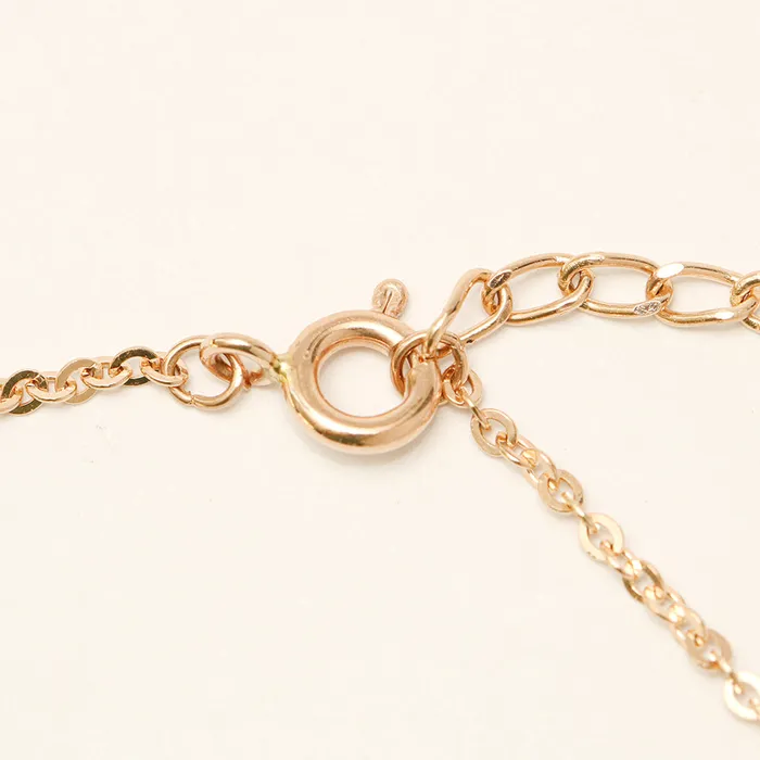 PreStyled Sets MinimalBijoux 14K 18K Gold Cutting Ball Mixed Clip Chain Anklet