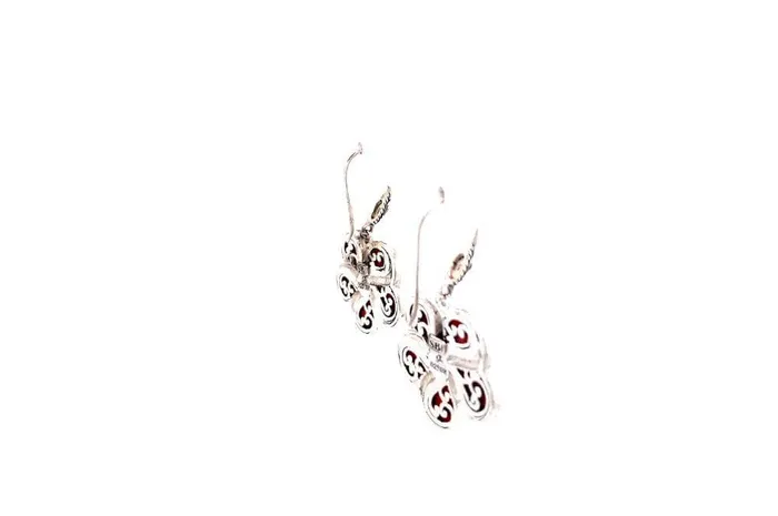 Samuel B Earrings Sumba Earrings Coral
