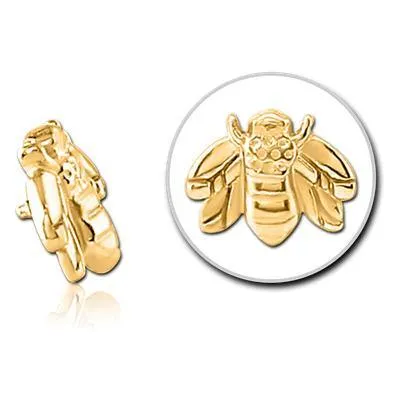 Tulsa Body Jewelry PreStyled Sets 16g Honeybee Gold End