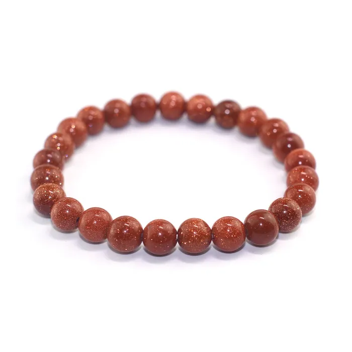 Bracelets Magic Crystals Goldstone Elastic Bead Bracelet