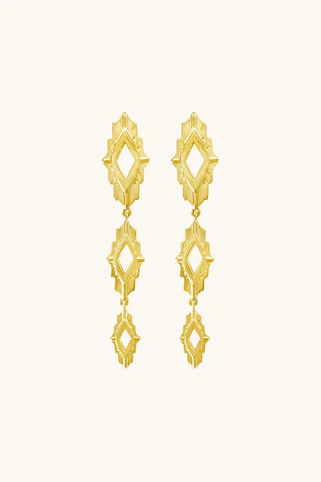 Earrings Astra Earrings Gold Sierra Winter Jewelry