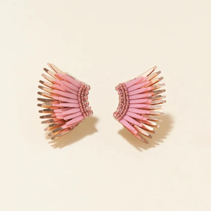 Earrings Mini Madeline Earrings Blush Rosegold Mignonne Gavigan