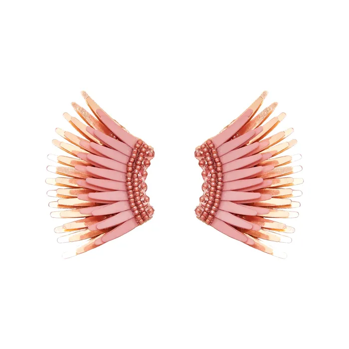 Earrings Mini Madeline Earrings Blush Rosegold Mignonne Gavigan