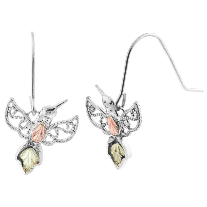 Earrings TR Jewelry Concepts Black Hills Gold Hummingbird Earrings