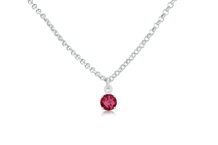 Eternity Collars Necklaces Locking Sterling Silver Chain Necklace with Maori Twist Pendant