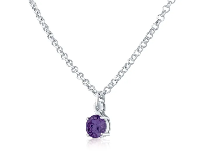 Eternity Collars Necklaces Locking Sterling Silver Chain Necklace with Maori Twist Pendant