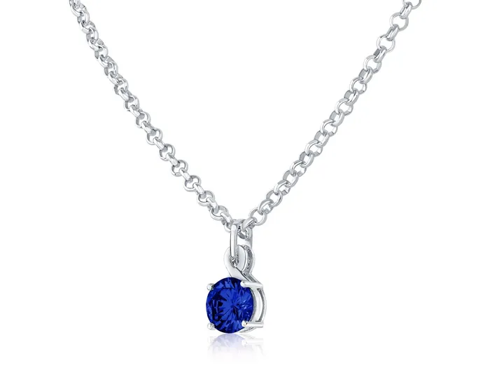 Eternity Collars Necklaces Locking Sterling Silver Chain Necklace with Maori Twist Pendant