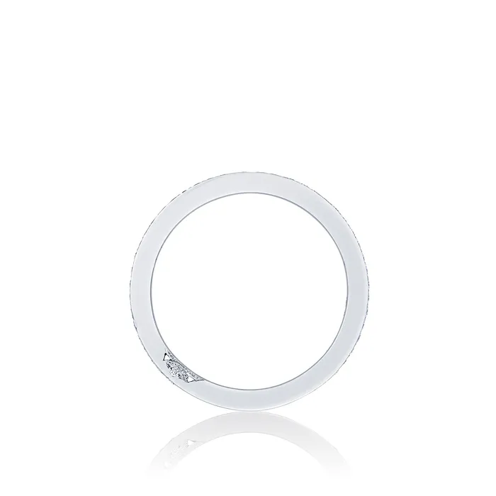 International Diamond Center Rings Tacori 18k White Gold Diamond Wedding Band 027 CTW International Diamond Center Rings Tacori 18k White Gold Diamond Wedding Band 027 CTW