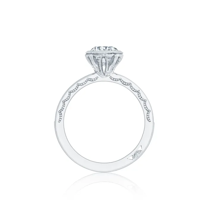 International Diamond Center Rings Tacori 18k White Gold Starlit Round Diamond Engagement Ring Setting 035 CTW International Diamond Center Rings Tacori 18k White Gold Starlit Round Diamond Engagement Ring Setting 035 CTW