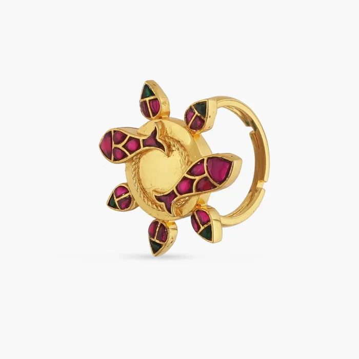 Matsya Round Silver Ring SILVER Rings