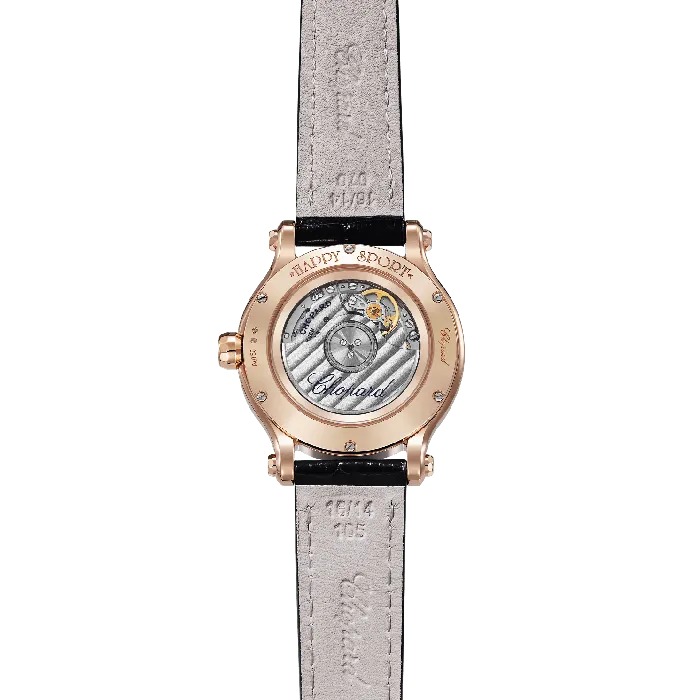 PreStyled Sets Chopard Happy Sport 33mm Automatic 18K Rose Gold Diamond