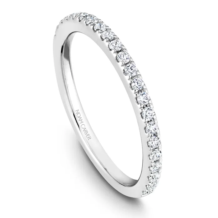 Rings International Diamond Center Noam Carver White Gold Oval Diamond Engagement Ring Setting with Halo 039 CTW