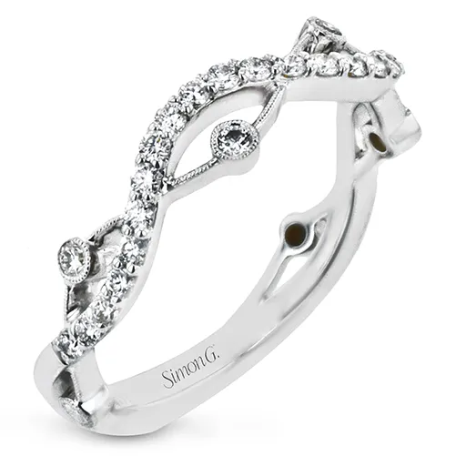 Simon G Wedding Band in 18k Gold with Diamonds International Diamond Center PreStyled Sets Simon G Wedding Band in 18k Gold with Diamonds International Diamond Center PreStyled Sets