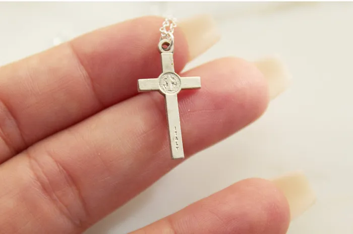 TheLittleCatholic Necklaces Tiny Crucifix Necklace